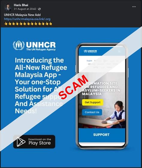 is unhcr a scam.
